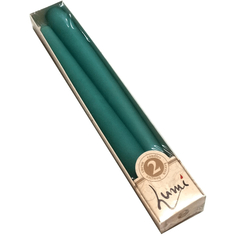 Свеча античная Lumi голубая, 2 шт