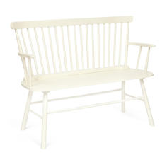 Скамья TC ivory white 122х48х92 см
