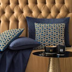 Декоративная подушка Togas Ленуар синий 45х45 см