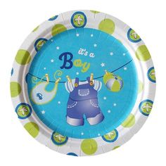 Тарелки бумажные Малыш 23 см 6 шт Vitto