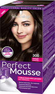 Краска-мусс для волос Schwarzkopf Perfect Mousse 300 Черный каштан
