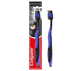 Зубная щетка Colgate Зигзаг Древесный уголь средняя