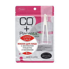 Маска Japan Gals CO и Placenta facial Essence Mask 7 шт
