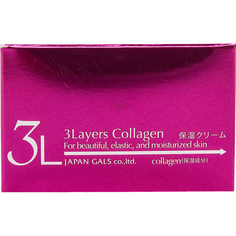 Увлажняющий крем Japan Gals 3 Слоя Коллагена 60 г