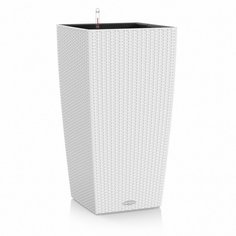 Кашпо с автополивом Lechuza Cubico Cottage 40 см белое
