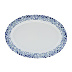 Блюдо овальное 36 см Thun1794 декор мозаика