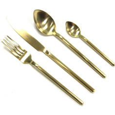 Набор столовых приборов HERDMAR Desire old gold 6 персон 24 предмета