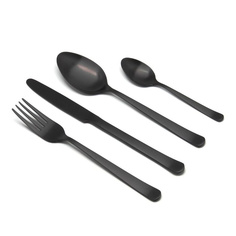 Набор столовых приборов HERDMAR Oslo black 6 персон 24 предмета