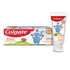 Зубная паста Colgate Детская c фторидом 3-5 лет Клубника 60 мл