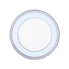 Тарелка акцентная Noritake Трефолио 25 см платиновый кант