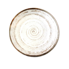 Тарелка Porcelana Bogucice Alumina Nostalgia White 22 см