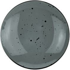 Тарелка глубокая Porcelana Bogucice Alumina Graphite 22 см