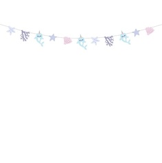 Гирлянда Party Deco narwhal 1м