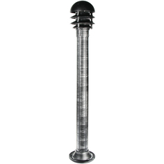 Светильник напольный садовый Amber Lamp 8067 черное серебро