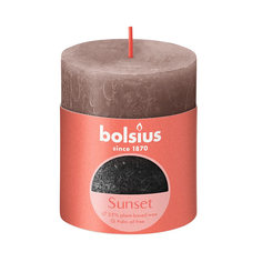 Свеча Bolsius Rustic Sunset 8х6,8 см сливочная карамель