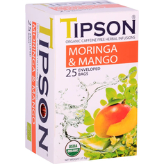 Чай органический Tipson Моринга и манго, 25 пакетиков