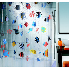 Штора для ванной Spirella Fish 180х200 см