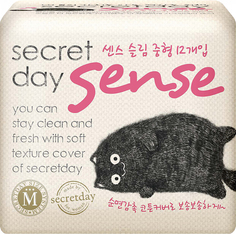 Прокладки Secret Day Sense M 12 шт