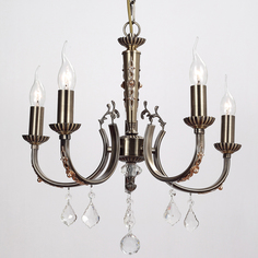 Люстра классика на цепи  Lucia tucci MESSINA 143.5 ANTIQUE