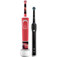 Набор электрических зубных щеток Braun Oral-B Family Edition Pro D16.513.1U Black + Vitality Kids D100.413.2K