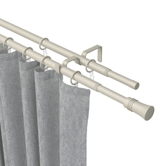 Карниз Arttex двухрядный 16/19 Телескоп 246 сталь 160-300 см