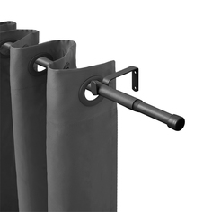 Карниз Arttex однорядный 16/19 Телескоп 56 черный 160-300 см