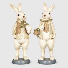 Фигурка декоративная Dekor pap заяц 10x25,5x10,5 см в ассортименте