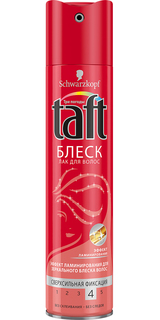 Лак для волос Taft Блеск Сверхсильная фиксация 225 мл