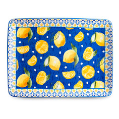 Блюдо прямоугольное Certified International Лимонад 40х30 см