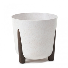 Кашпо Lamela Frida Eco Wood D34: H32См Белый