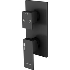 Смеситель для ванны Wasserkraft Abens черный soft-touch (2071)