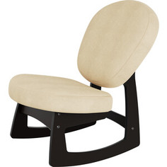 Кресло-качалка Мебелик Смарт G силуэт ткань верона ванилла, каркас венге