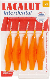 Межзубные цилиндрические ершики Lacalut Интердентальные XS 2 мм