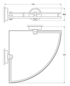 Полка FBS LUX 012