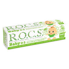 Зубная паста для малышей ROCS BABY нежный уход душистая ромашка 45 гр R.O.C.S.