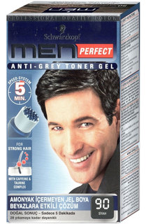 Тонирующий гель Schwarzkopf Men Perfect 90 черный