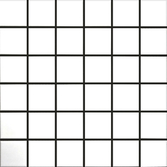 Мозаика Starmosaic 48x48 white matt 306х306х6