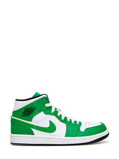 Кроссовки Jordan 1 Mid Lucky Green