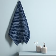 Полотенце вафельное Francesca, синее Cozy Home