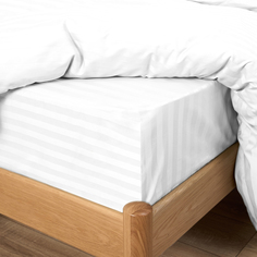 Простыня на резинке White 40961 Cozy Home