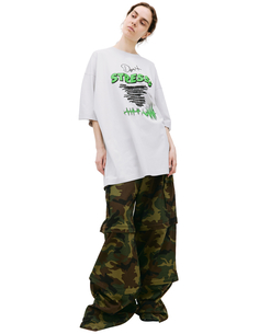 Оверсайз футболка с принтом Dont Stress Vetements