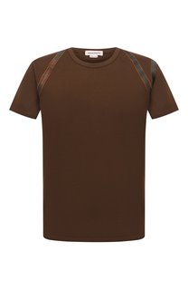 Хлопковая футболка Alexander McQueen
