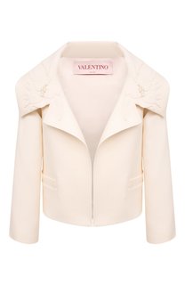 Жакет из шерсти и шелка Valentino