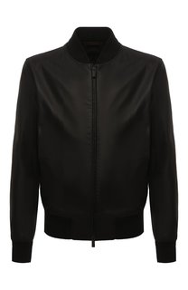 Кожаный бомбер Ermenegildo Zegna