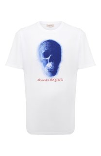Хлопковая футболка Alexander McQueen