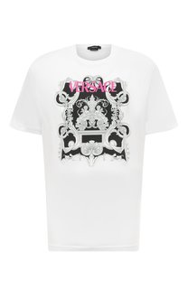 Хлопковая футболка Versace
