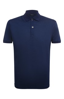 Поло изо льна и хлопка Kiton