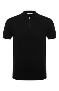 Поло из хлопка и шелка Il Borgo Cashmere