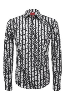 Хлопковая рубашка HUGO