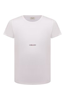 Хлопковая футболка Saint Laurent